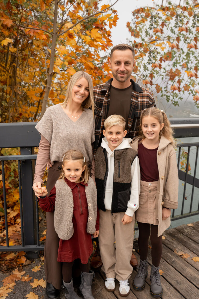 Familie zu fünft